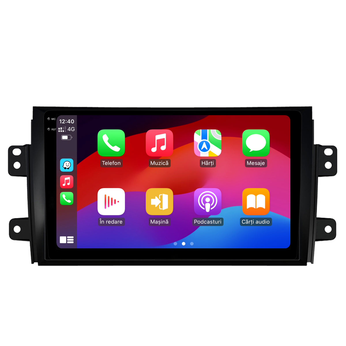 Navigatie 2K HUB64 Suzuki SX4 / Fiat Sedici, 4GB RAM, Android, Octacore, Slot Sim 4G, DSP, GPS, Wi-FI, Carplay, Android Auto, USB, Bluetooth, Waze, Touchscreen, 9.5 Inch