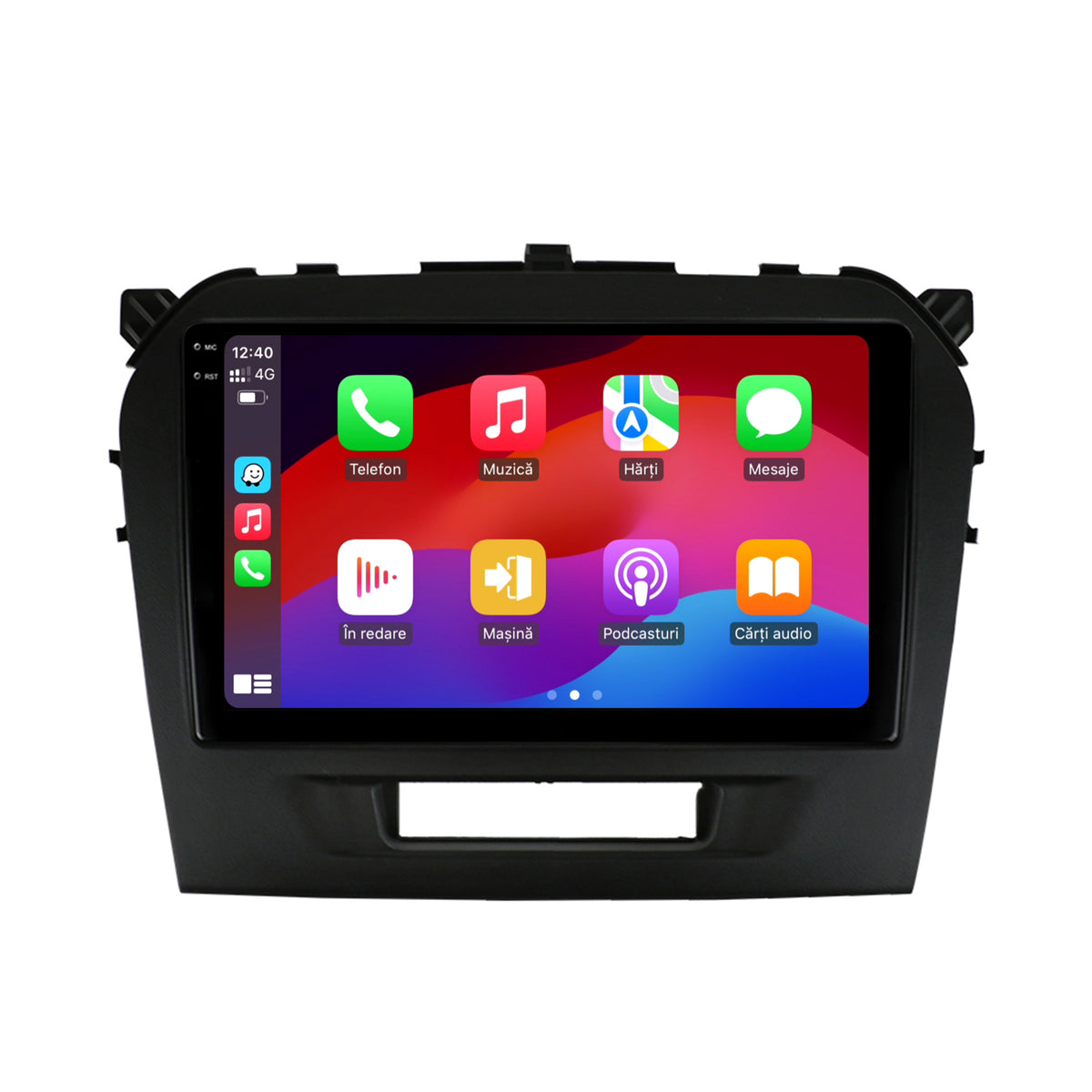 Navigatie 2K HUB64 Suzuki Vitara (2015+), 4GB RAM, Android, Octacore, Slot Sim 4G, DSP, GPS, Wi-FI, Carplay, Android Auto, USB, Bluetooth, Waze, Touchscreen, 9.5 Inch