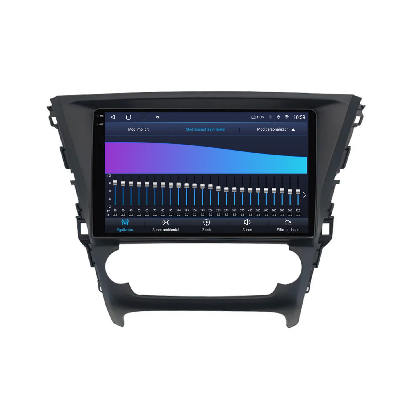 Navigatie 2K HUB64 Toyota Avensis (2015-2018), 4GB RAM, Android, Octacore, Slot Sim 4G, DSP, GPS, Wi-FI, Carplay, Android Auto, USB, Bluetooth, Waze, Touchscreen, 10.36 Inch