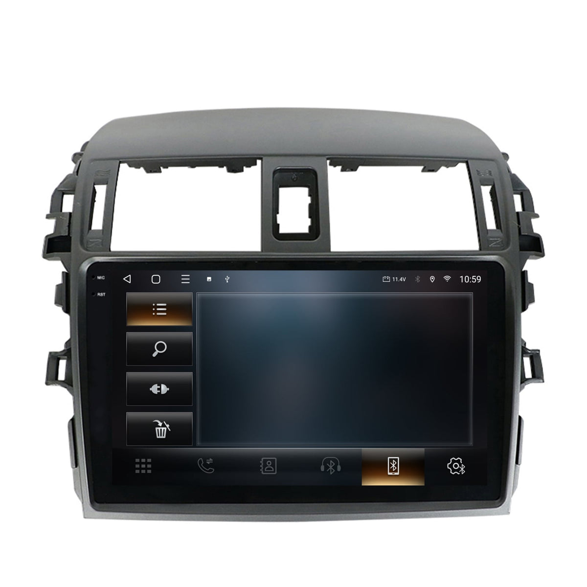 Navigatie 2K HUB64 Toyota Corolla (2007-2013), 8GB RAM, Android, Octacore, Slot Sim 4G, DSP, GPS, Wi-FI, Carplay, Android Auto, USB, Bluetooth, Waze, Touchscreen, 9.5 Inch