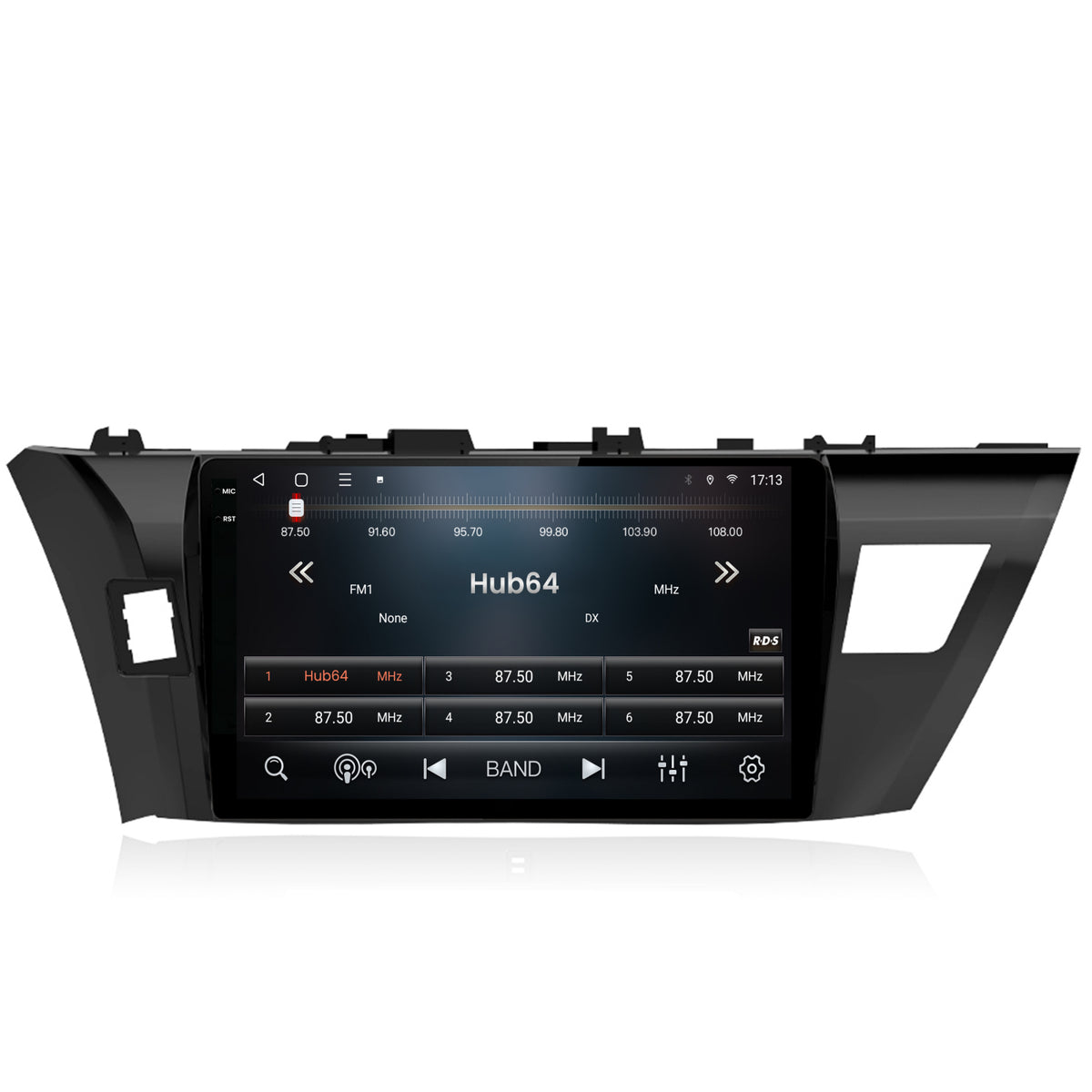 Navigatie 2K HUB64 Toyota Corolla (2012-2016), 4GB RAM, Android, Octacore, Slot Sim 4G, DSP, GPS, Wi-FI, Carplay, Android Auto, USB, Bluetooth, Waze, Touchscreen, 10.36 Inch