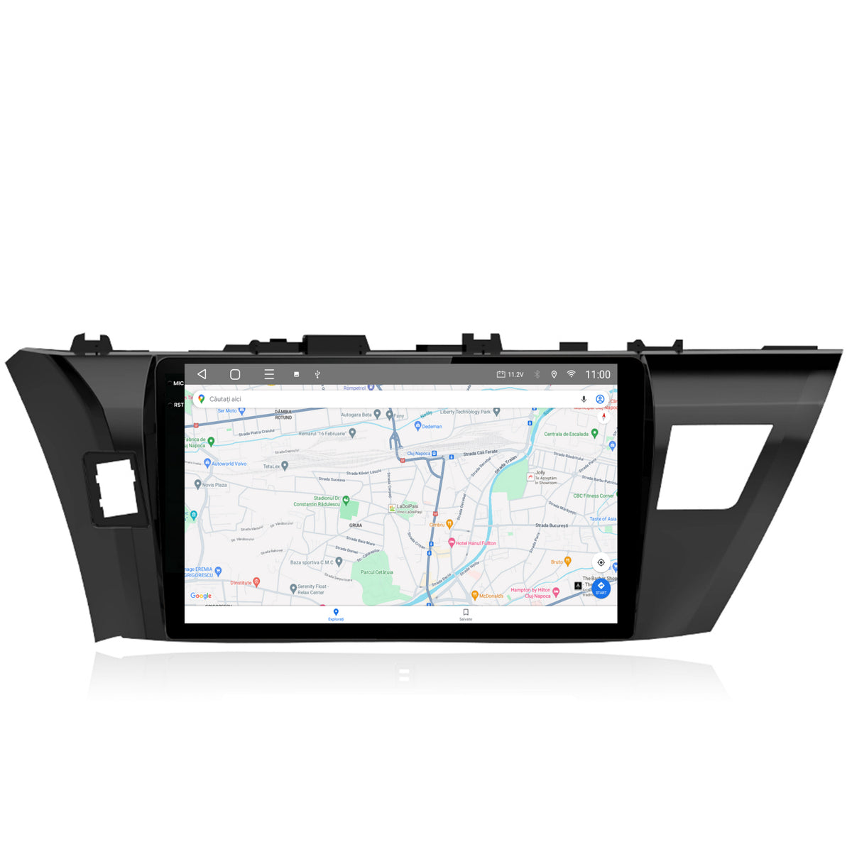 Navigatie 2K HUB64 Toyota Corolla (2012-2016), 4GB RAM, Android, Octacore, Slot Sim 4G, DSP, GPS, Wi-FI, Carplay, Android Auto, USB, Bluetooth, Waze, Touchscreen, 10.36 Inch