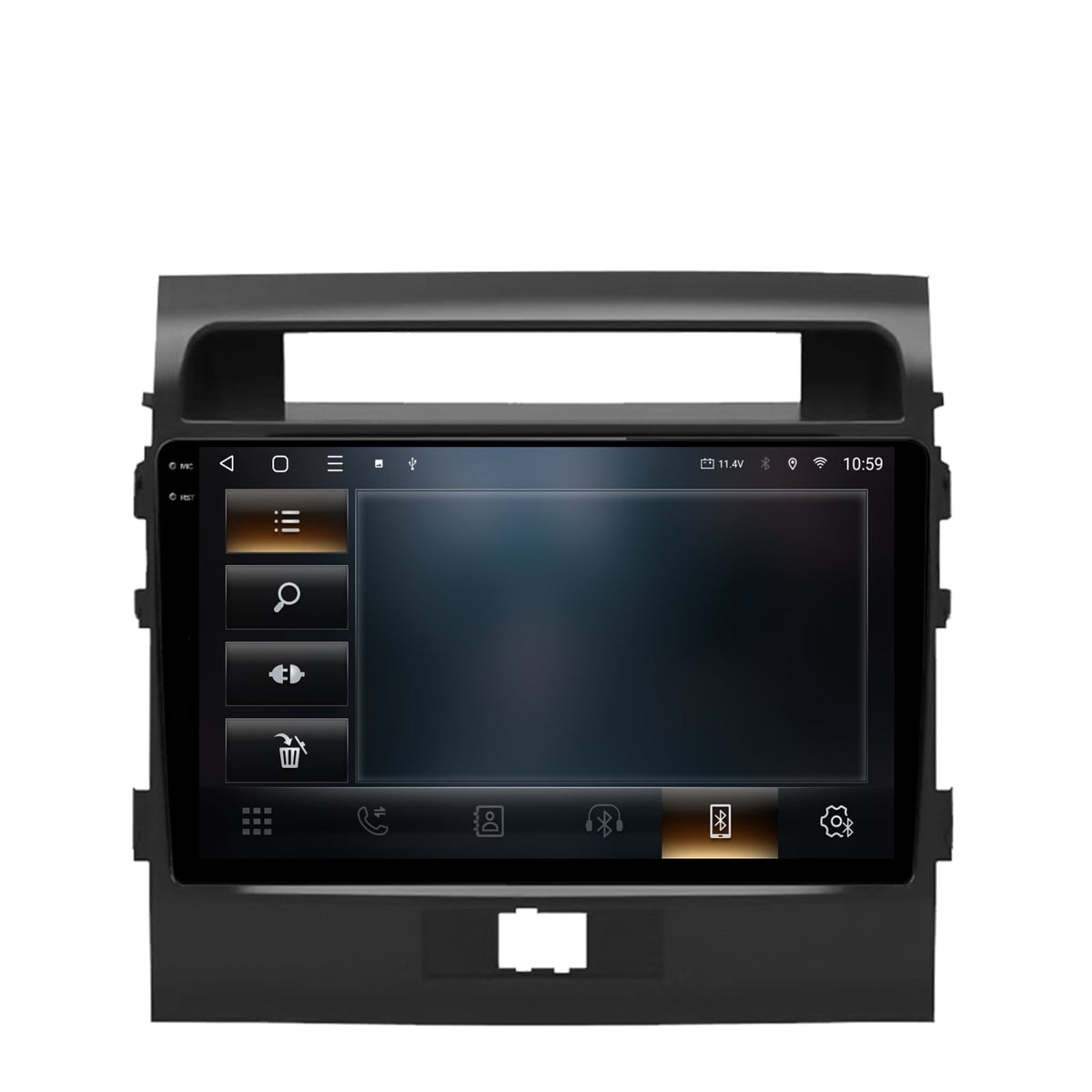 Navigatie 2K HUB64 Toyota Land Cruiser 200 (2007-2015), 4GB RAM, Android, Octacore, Slot Sim 4G, DSP, GPS, Wi-FI, Carplay, Android Auto, USB, Bluetooth, Waze, Touchscreen, 9.5 Inch