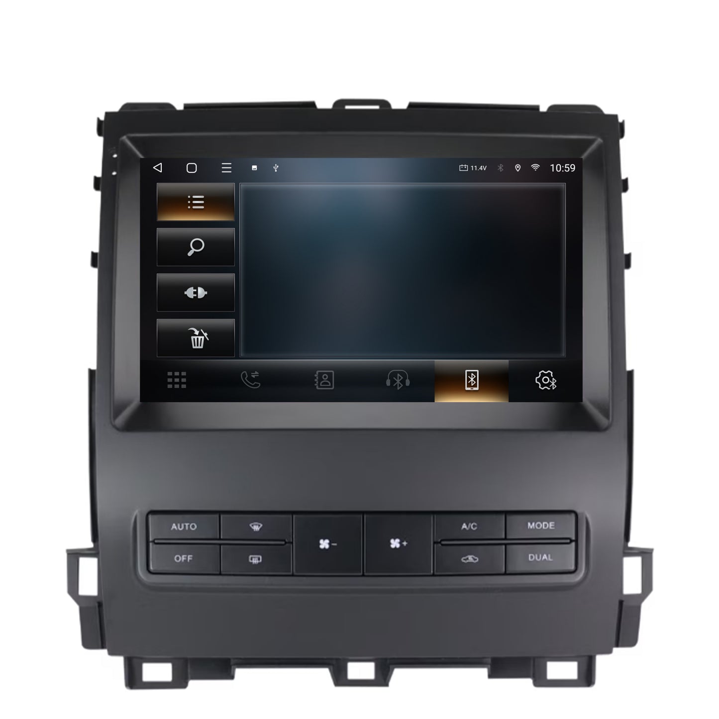 Navigatie 2K HUB64 Toyota Prado J120 (2002-2010), 8GB RAM, Android, Octacore, Slot Sim 4G, DSP, GPS, Wi-FI, Carplay, Android Auto, USB, Bluetooth, Waze, Touchscreen, 9.5 Inch