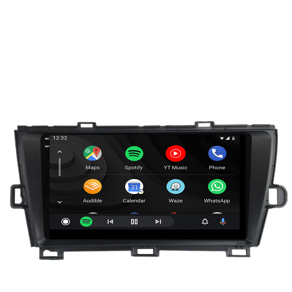 Navigatie 2K HUB64 Toyota Prius (2009-2014), 8GB RAM, Android, Octacore, Slot Sim 4G, DSP, GPS, Wi-FI, Carplay, Android Auto, USB, Bluetooth, Waze, Touchscreen, 9.5 Inch