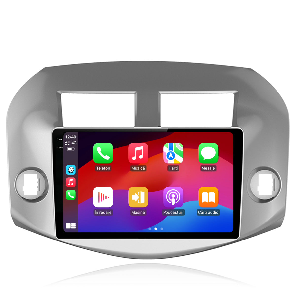 Navigatie 2K HUB64 Toyota RAV4 (2005-2013), 4GB RAM, Android, Octacore, Slot Sim 4G, DSP, GPS, Wi-FI, Carplay, Android Auto, USB, Bluetooth, Waze, Touchscreen, 10.36 Inch