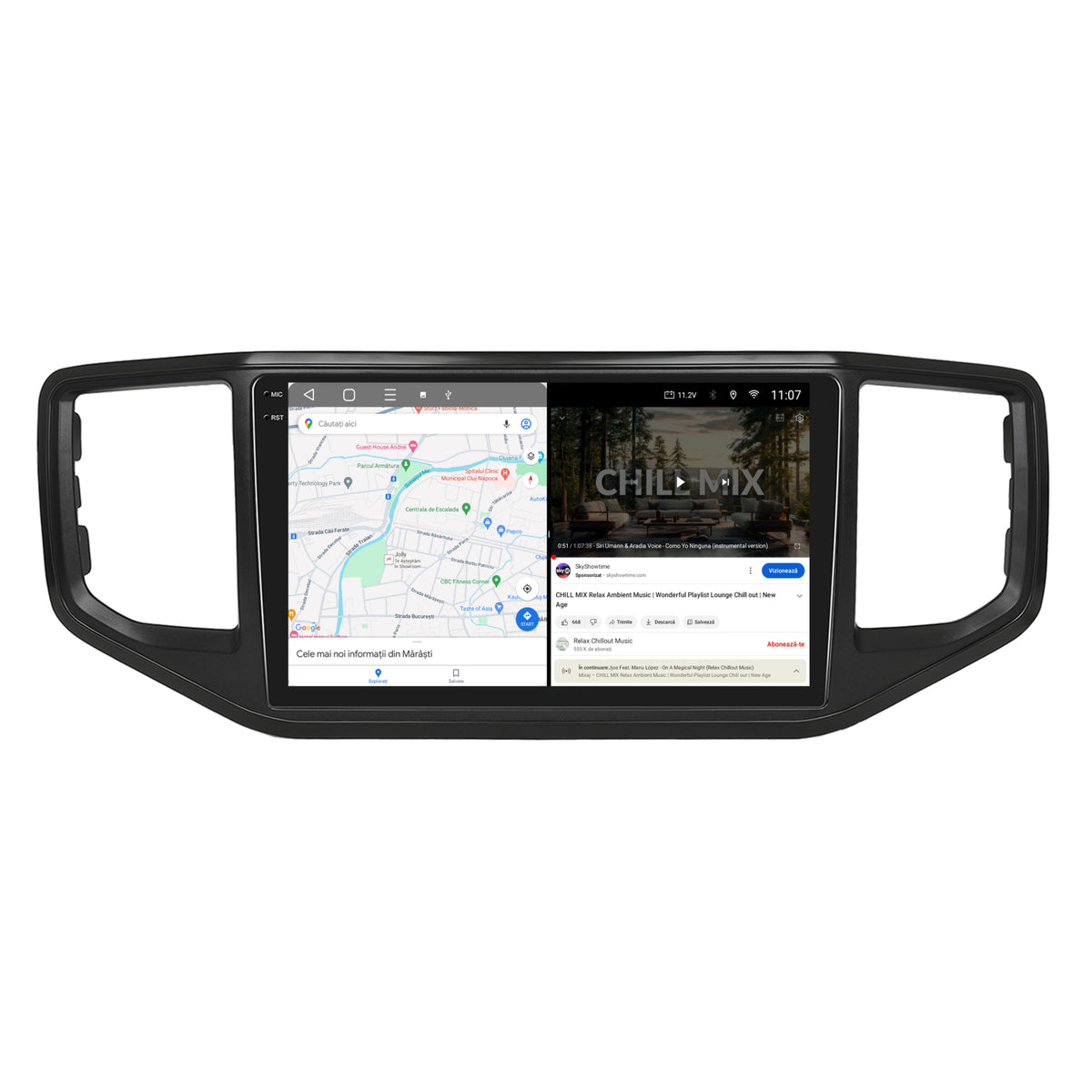 Navigatie 2K HUB64 Volkswagen Amarok (2017-2021), 8GB RAM, Android, Octacore, Slot Sim 4G, DSP, GPS, Wi-FI, Carplay, Android Auto, USB, Bluetooth, Waze, Touchscreen, 9.5 Inch