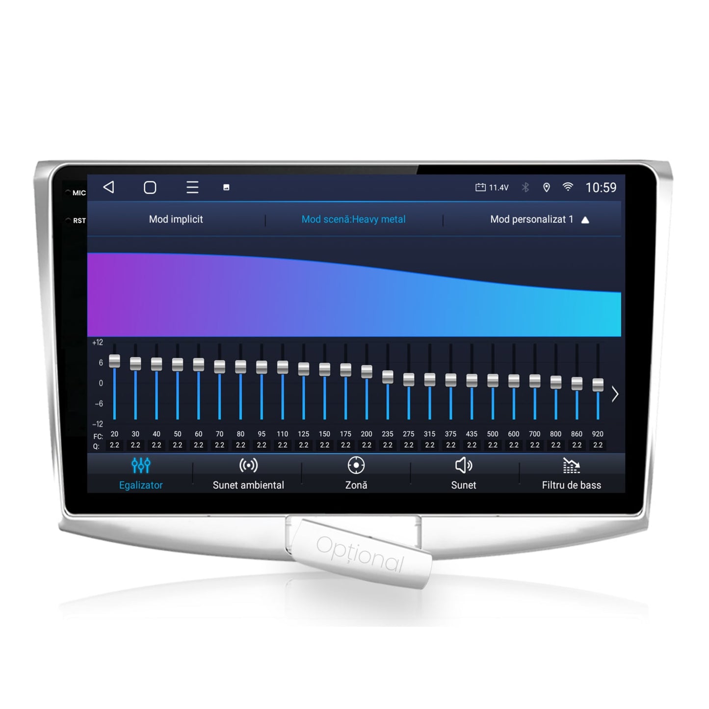 Navigatie 2K HUB64 Volkswagen Passat B6 / B7 / CC, 4GB RAM, Android, Octacore, Slot Sim 4G, DSP, GPS, Wi-FI, Carplay, Android Auto, USB, Bluetooth, Waze, Touchscreen,, 10.36 Inch