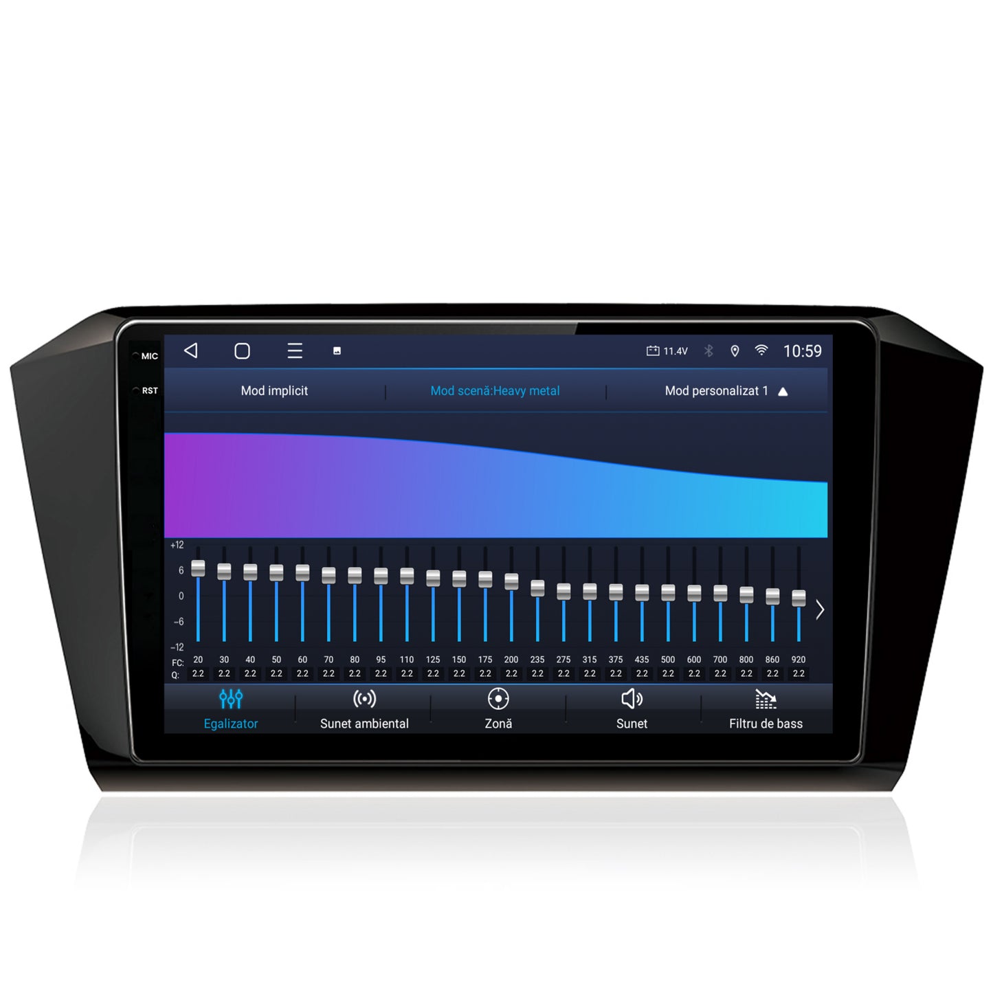Navigatie 2K HUB64 Volkswagen Passat B8, 8GB RAM, Android, Octacore, Slot Sim 4G, DSP, GPS, Wi-FI, Carplay, Android Auto, USB, Bluetooth, Waze, Touchscreen, 10.36 Inch