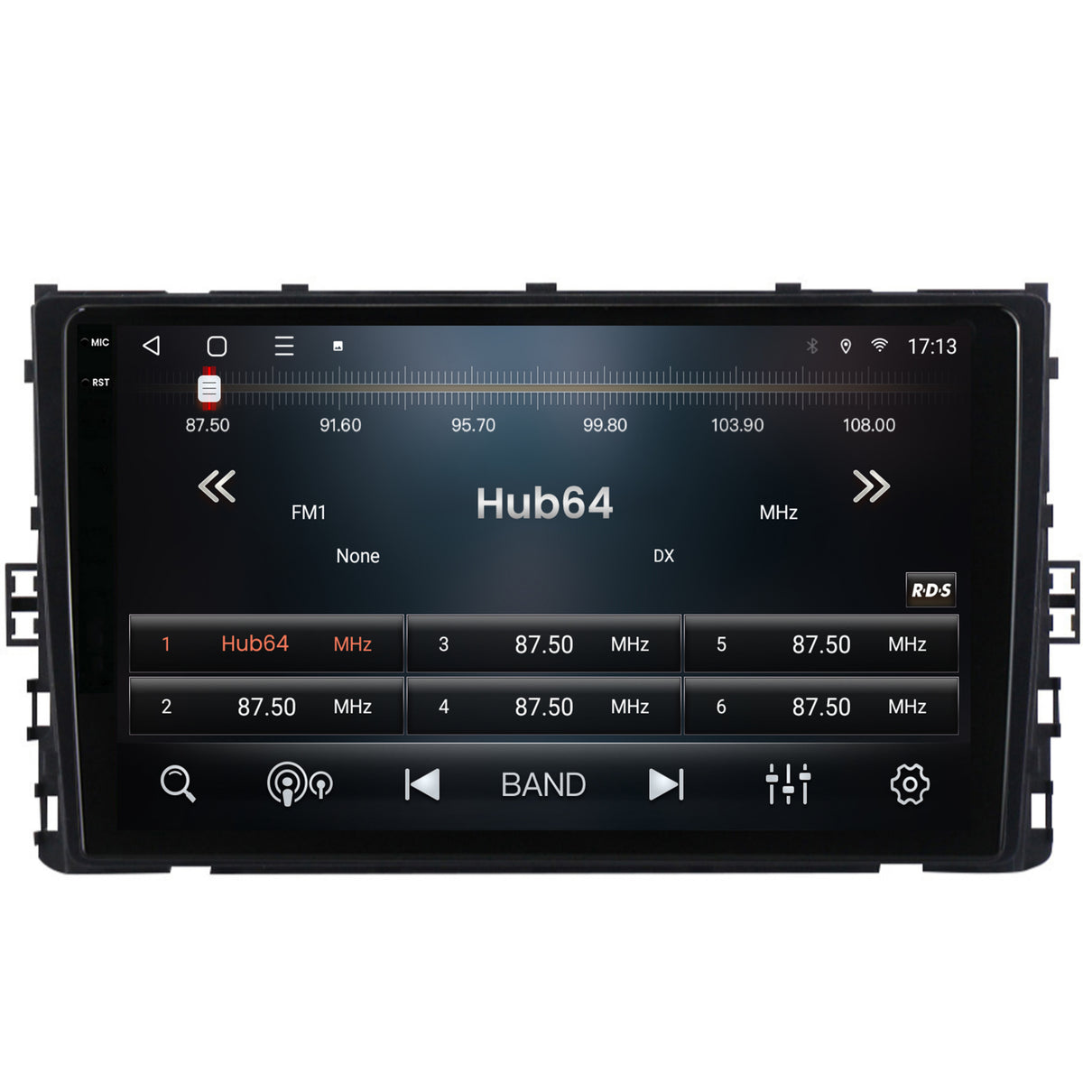 Navigatie 2K HUB64 Volkswagen Polo (2018+), 8GB RAM, Android, Octacore, Slot Sim 4G, DSP, GPS, Wi-FI, Carplay, Android Auto, USB, Bluetooth, Waze, Touchscreen, 9.5 Inch
