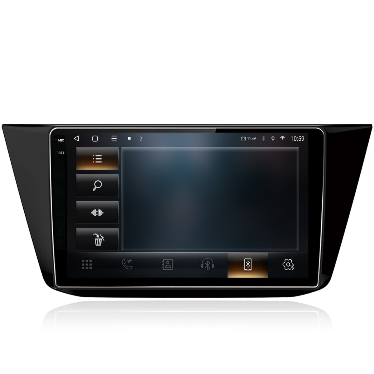 Navigatie 2K HUB64 Volkswagen Tiguan (2016+), 8GB RAM, Android, Octacore, Slot Sim 4G, DSP, GPS, Wi-FI, Carplay, Android Auto, USB, Bluetooth, Waze, Touchscreen, 10.36 Inch