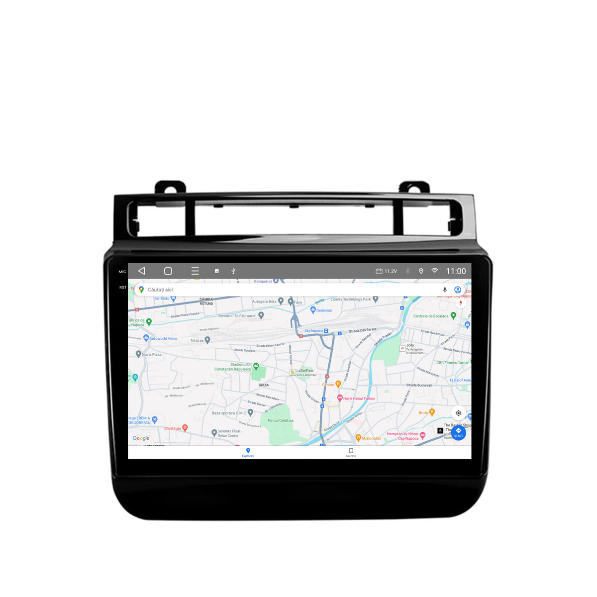Navigatie 2K HUB64 Volkswagen Touareg (2010-2018), 8GB RAM, Android, Octacore, Slot Sim 4G, DSP, GPS, Wi-FI, Carplay, Android Auto, USB, Bluetooth, Waze, Touchscreen, 9.5 Inch