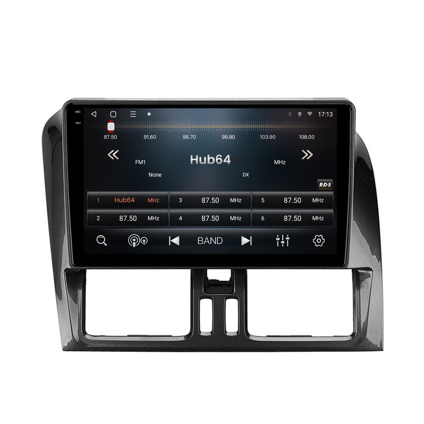 Navigatie 2K HUB64 Volvo XC60 (2013-2019), 4GB RAM, Android, Octacore, Slot Sim 4G, DSP, GPS, Wi-FI, Carplay, Android Auto, USB, Bluetooth, Waze, Touchscreen, 9.5 Inch