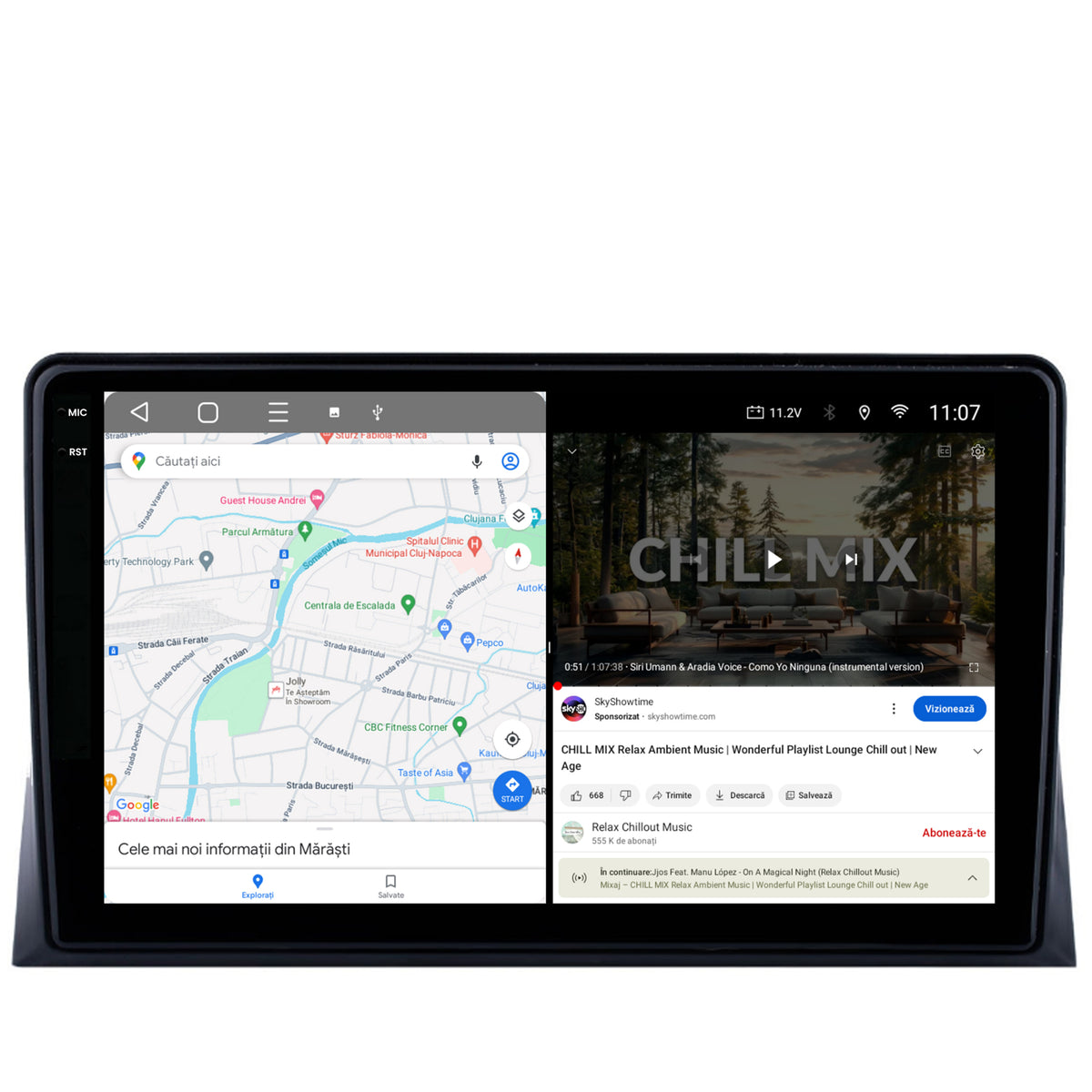 Navigatie 2K HUB64 VW Multivan T5 (2003-2015), 4GB RAM, Android, Octacore, Slot Sim 4G, DSP, GPS, Wi-FI, Carplay, Android Auto, USB, Bluetooth, Waze, Touchscreen, 9.5 Inch