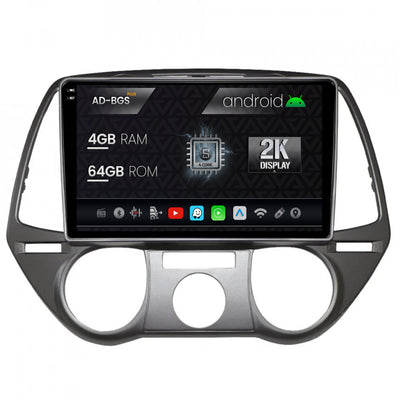 Navigatie 2K Hyundai I20 (2008-2012), Android, S-Quadcore / 4GB RAM + 64GB ROM, 9.5 Inch - AD-BGS90042K+AD-BGRKIT194