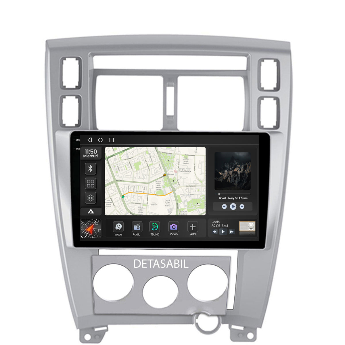 Navigatie 2K Hyundai Tucson (2004-2009), Android, S-Quadcore / 4GB RAM + 64GB ROM, 10.36 Inch - AD-BGS100042K+AD-BGRKIT200