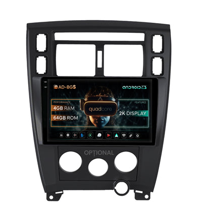 Navigatie 2K Hyundai Tucson (2006-2013), Android, S-Quadcore / 4GB RAM + 64GB ROM, 10.36 Inch - AD-BGS100042K+AD-BGRKIT200B