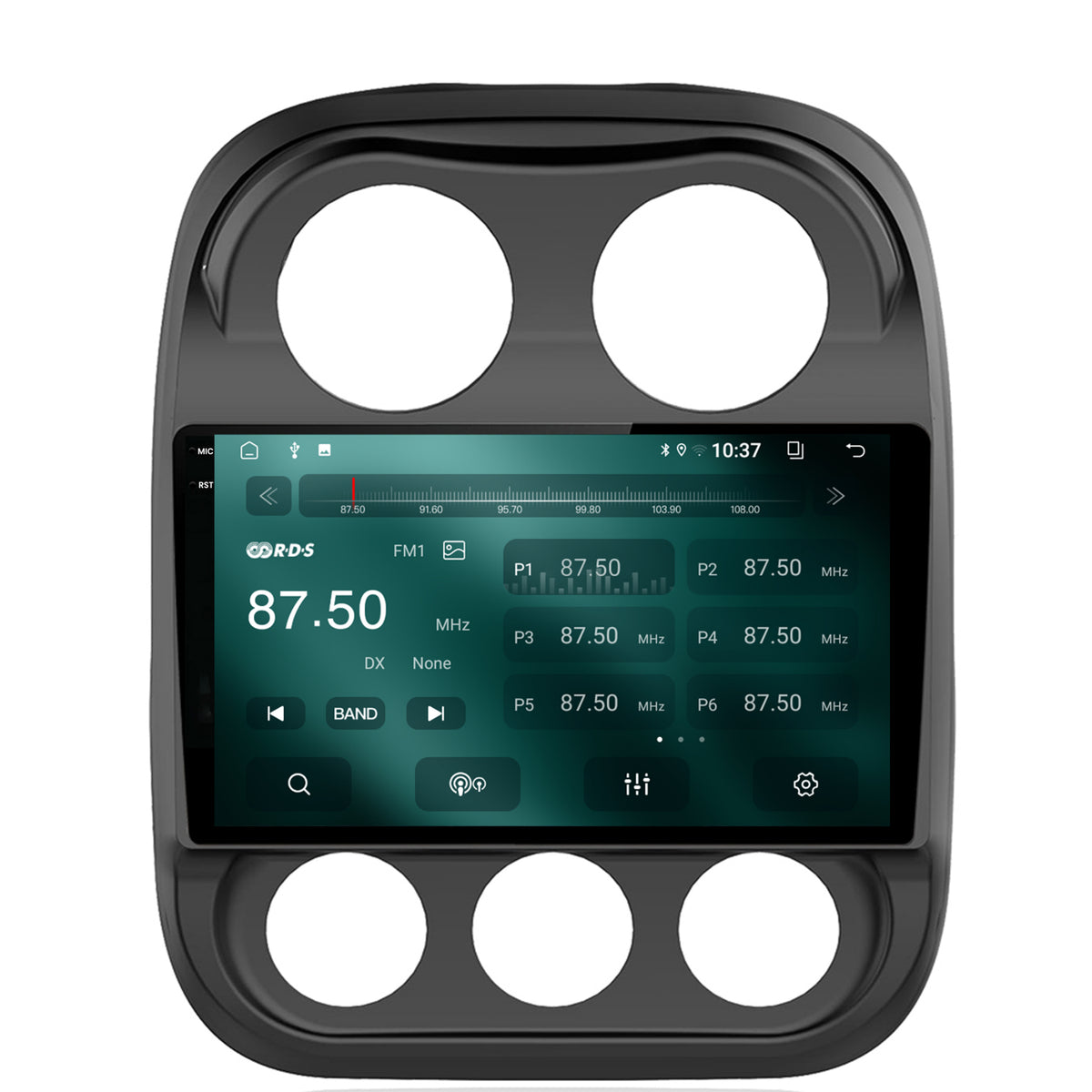 Navigatie 2K Jeep Compass (2009-2016), Android, S-Quadcore / 4GB RAM + 64GB ROM, 10.36 Inch - AD-BGS100042K+AD-BGRKIT284