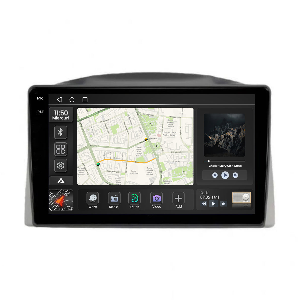 Navigatie 2K Jeep Grand Cherokee (2005-2007), Android, S-Quadcore / 4GB RAM + 64GB ROM, 10.36 Inch - AD-BGS100042K+AD-BGRKIT283