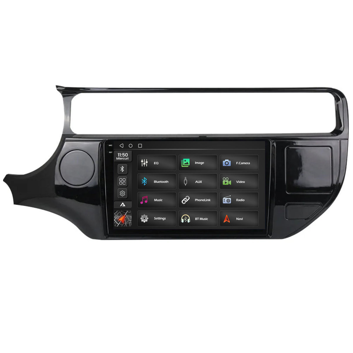 Navigatie 2K Kia Rio (2014-2017), Android, S-Quadcore / 4GB RAM + 64GB ROM, 9.5 Inch - AD-BGS90042K+AD-BGRKIT228