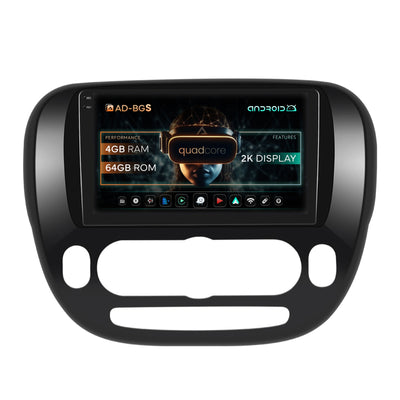Navigatie 2K Kia Soul (2014-2019), Android, S-Quadcore / 4GB RAM + 64GB ROM, 9.5 Inch - AD-BGS90042K+AD-BGRKIT233V1