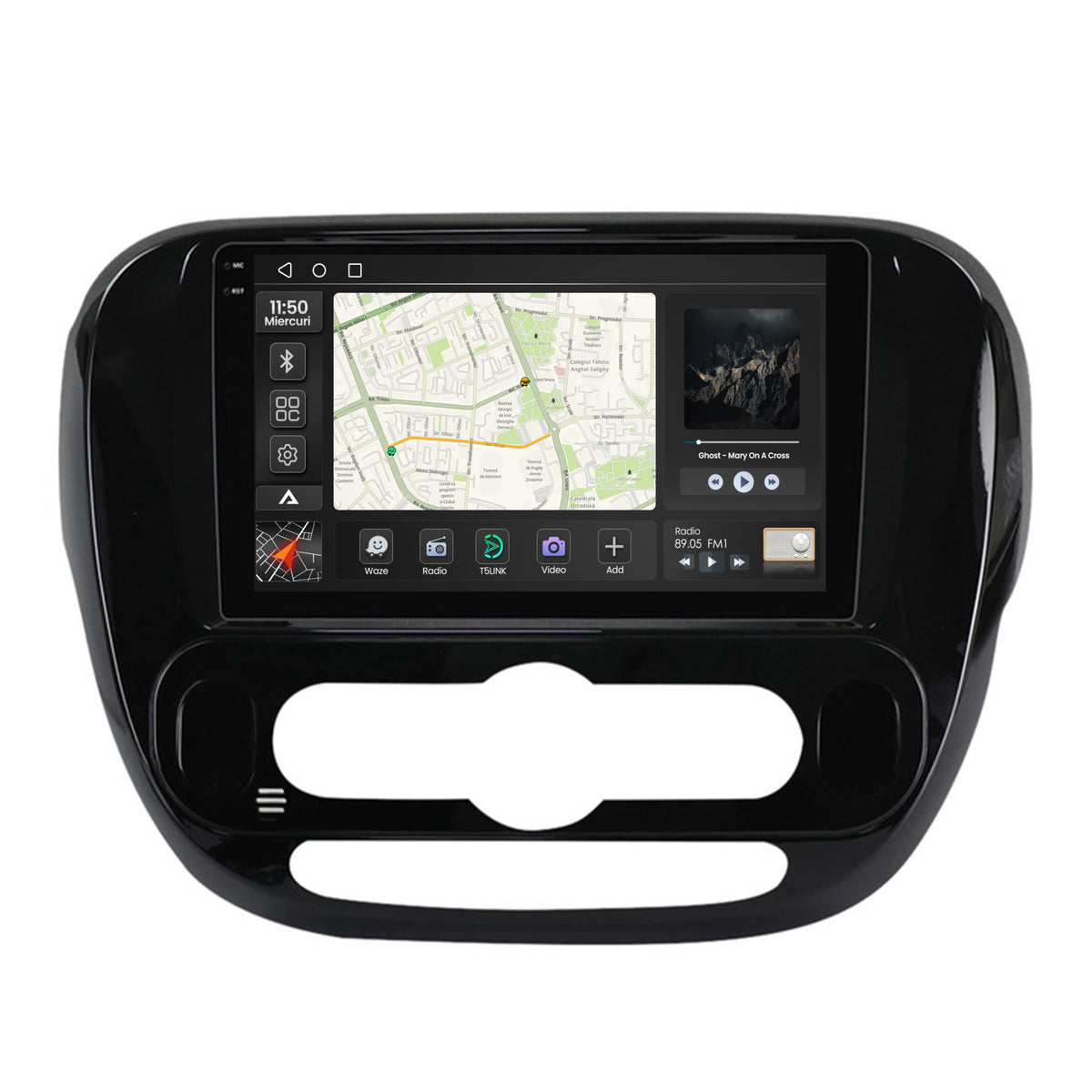 Navigatie 2K Kia Soul (2014-2019), Android, S-Quadcore / 4GB RAM + 64GB ROM, 9.5 Inch - AD-BGS90042K+AD-BGRKIT233V2