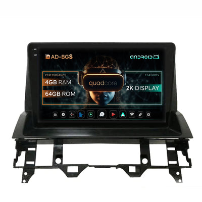 Navigatie 2K Mazda 6 (2002-2008), Android, S-Quadcore / 4GB RAM + 64GB ROM, 10.36 Inch - AD-BGS100042K+AD-BGRKIT321V2