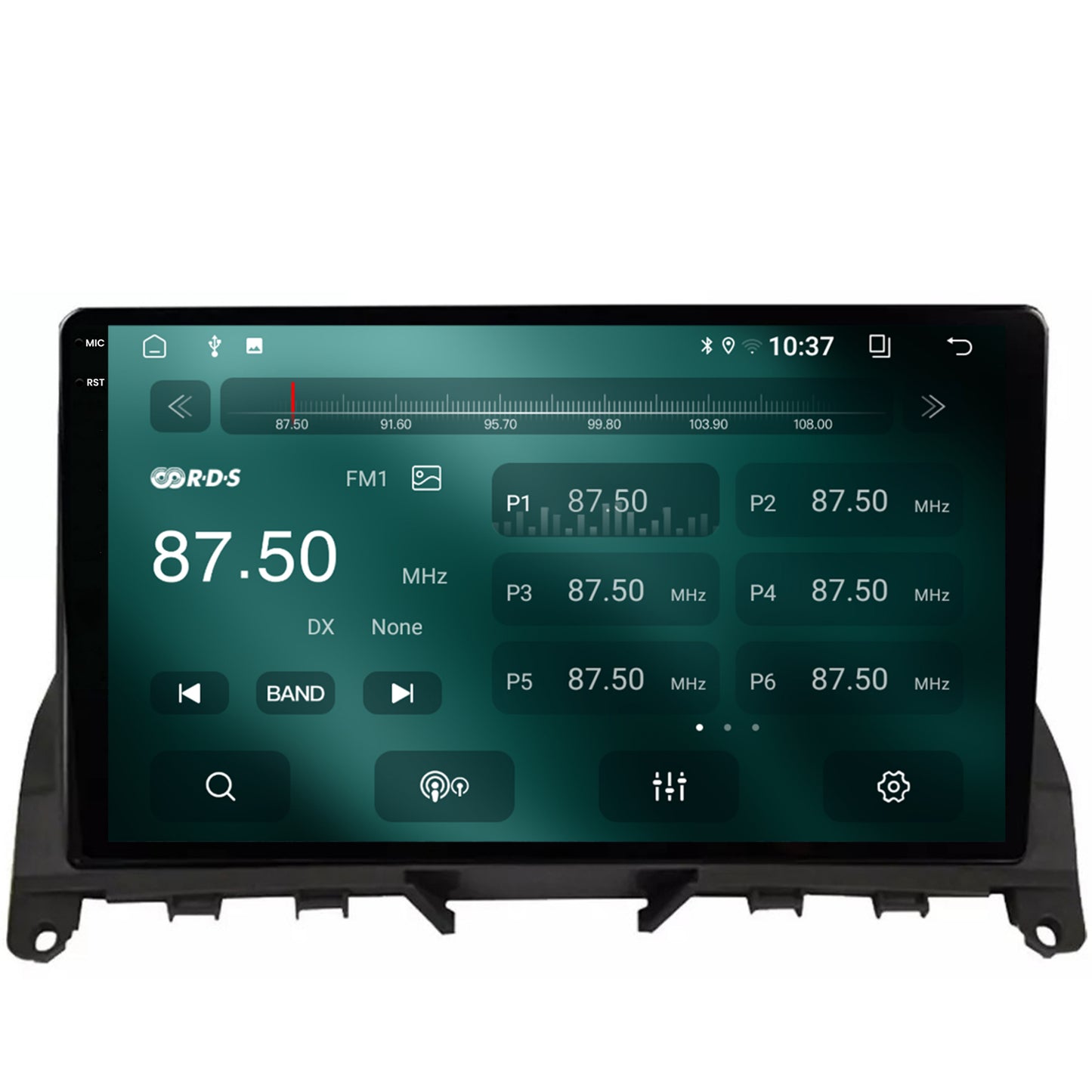 Navigatie 2K Mercedes Benz C-Class W204 (2006-2012),Android, S-Quadcore / 4GB RAM + 64GB ROM, 9.5 Inch - AD-BGS90042K+AD-BGRKIT419