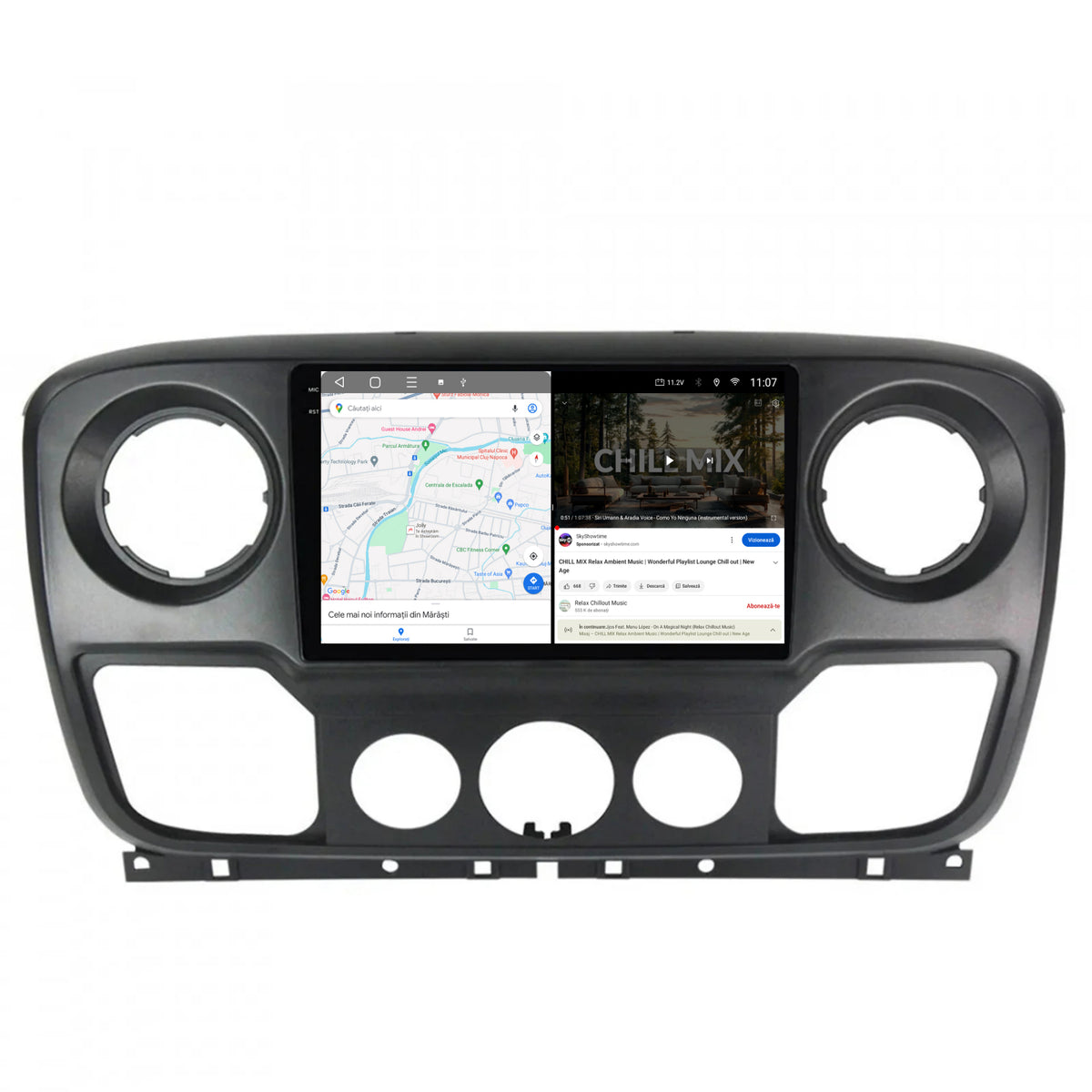 Navigatie 2K Opel Movano / Renault Master / Nissan NV400 (2011-2021), Android, S-Quadcore / 4GB RAM + 64GB ROM, 10.36 Inch - AD-BGS100042K+AD-BGRKIT388V2