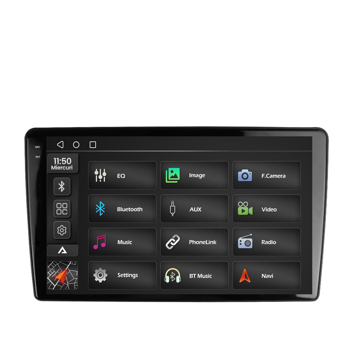 Navigatie 2K Peugeot 307, Android, S-Quadcore / 4GB RAM + 64GB ROM, 9.5 Inch - AD-BGS90042K+AD-BGRKIT266S