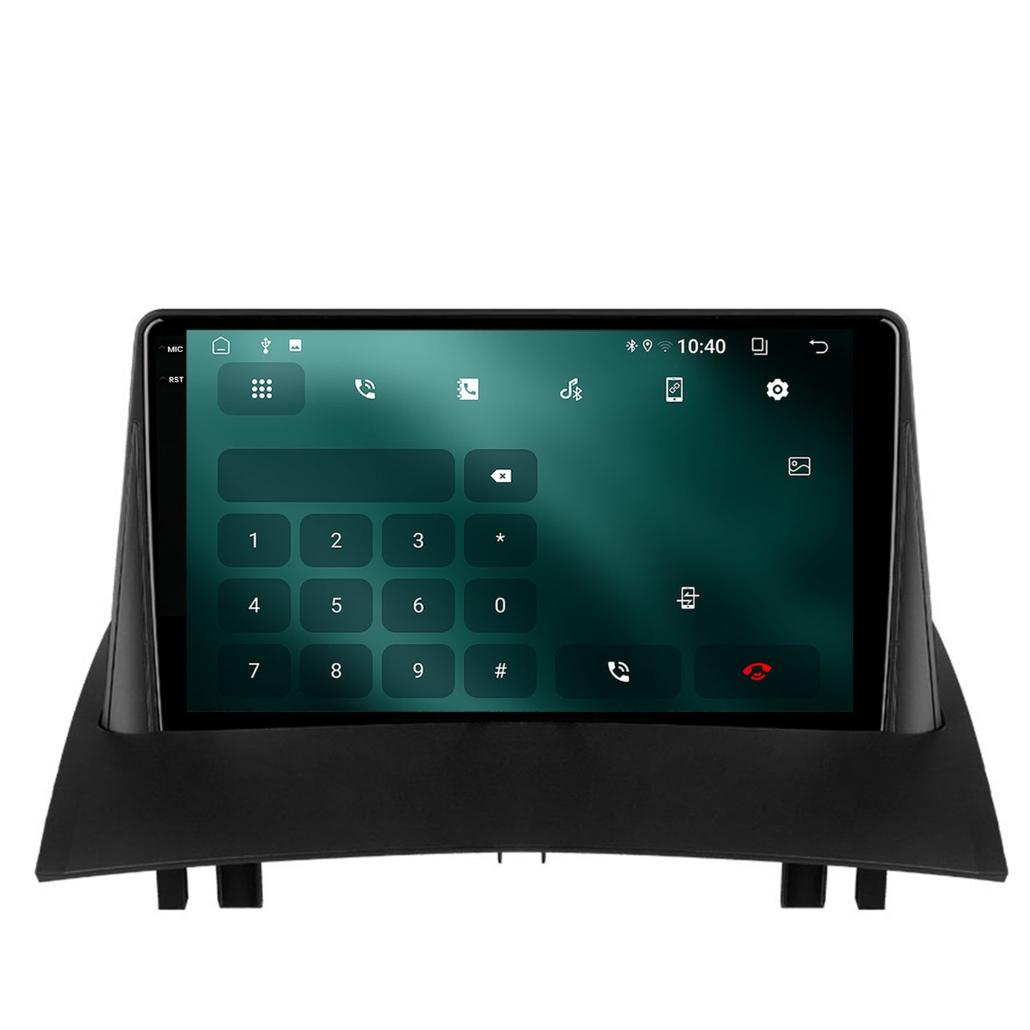 Navigatie 2K Renault Megane 2 (2002-2009), Android, S-Quadcore / 4GB RAM + 64GB ROM, 9.5 Inch - AD-BGS90042K+AD-BGRKIT371