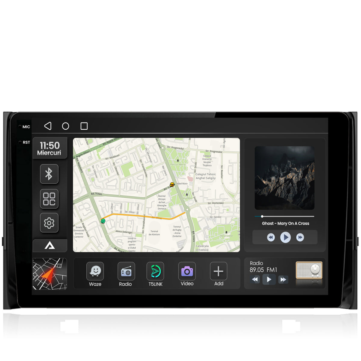 Navigatie 2K Skoda Kodiaq, Android, S-Quadcore / 4GB RAM + 64GB ROM, 10.36 Inch - AD-BGS100042K+AD-BGRKIT028
