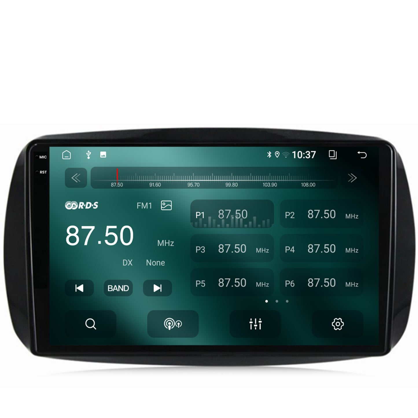 Navigatie 2K Smart For Two (2016-Prezent), Android, S-Quadcore / 4GB RAM + 64GB ROM, 9.5 Inch - AD-BGS90042K+AD-BGRKIT412