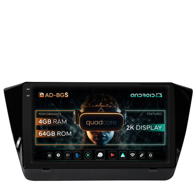 Navigatie 2K Superb 3 (2015+), Android, S-Quadcore / 4GB RAM + 64GB ROM, 10.36 Inch - AD-BGS100042K+AD-BGRKIT034