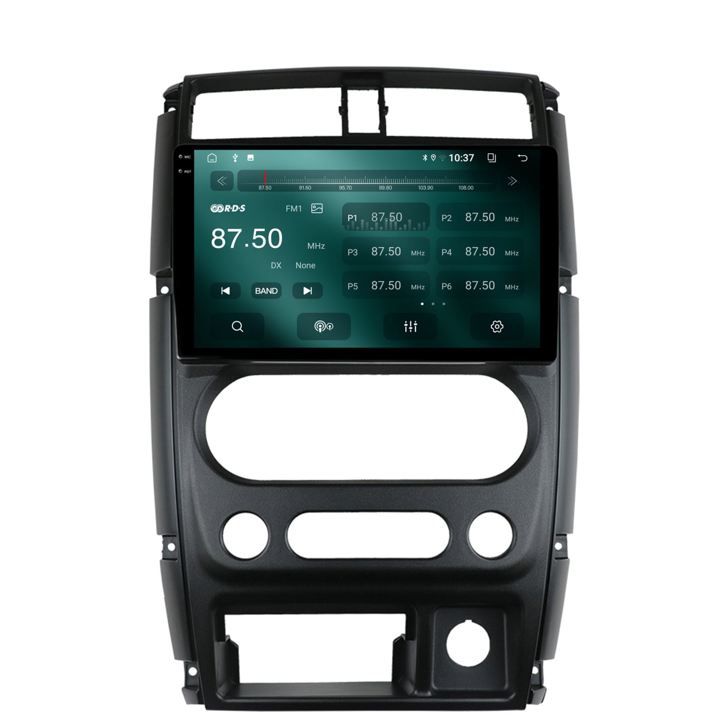 Navigatie 2K Suzuki Jimny (2005+), Android, S-Quadcore / 4GB RAM + 64GB ROM, 9.5 Inch - AD-BGS90042K+AD-BGRKIT315