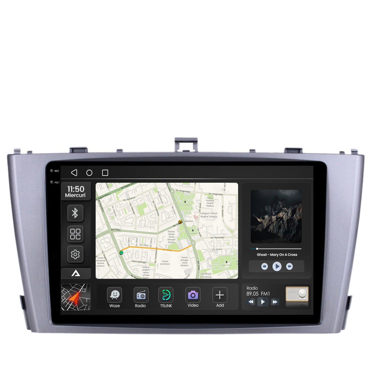 Navigatie 2K Toyota Avensis (2008-2015), Android, S-Quadcore / 4GB RAM + 64GB ROM, 9.5 Inch - AD-BGS90042K+AD-BGRKIT093-S