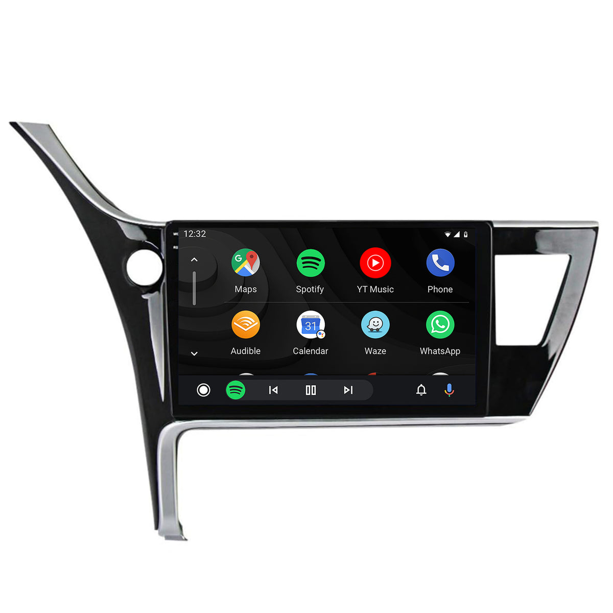 Navigatie 2K Toyota Corolla / Auris (2017-2020), Android, S-Quadcore / 4GB RAM + 64GB ROM, 10.36 Inch - AD-BGS100042K+AD-BGRKIT079