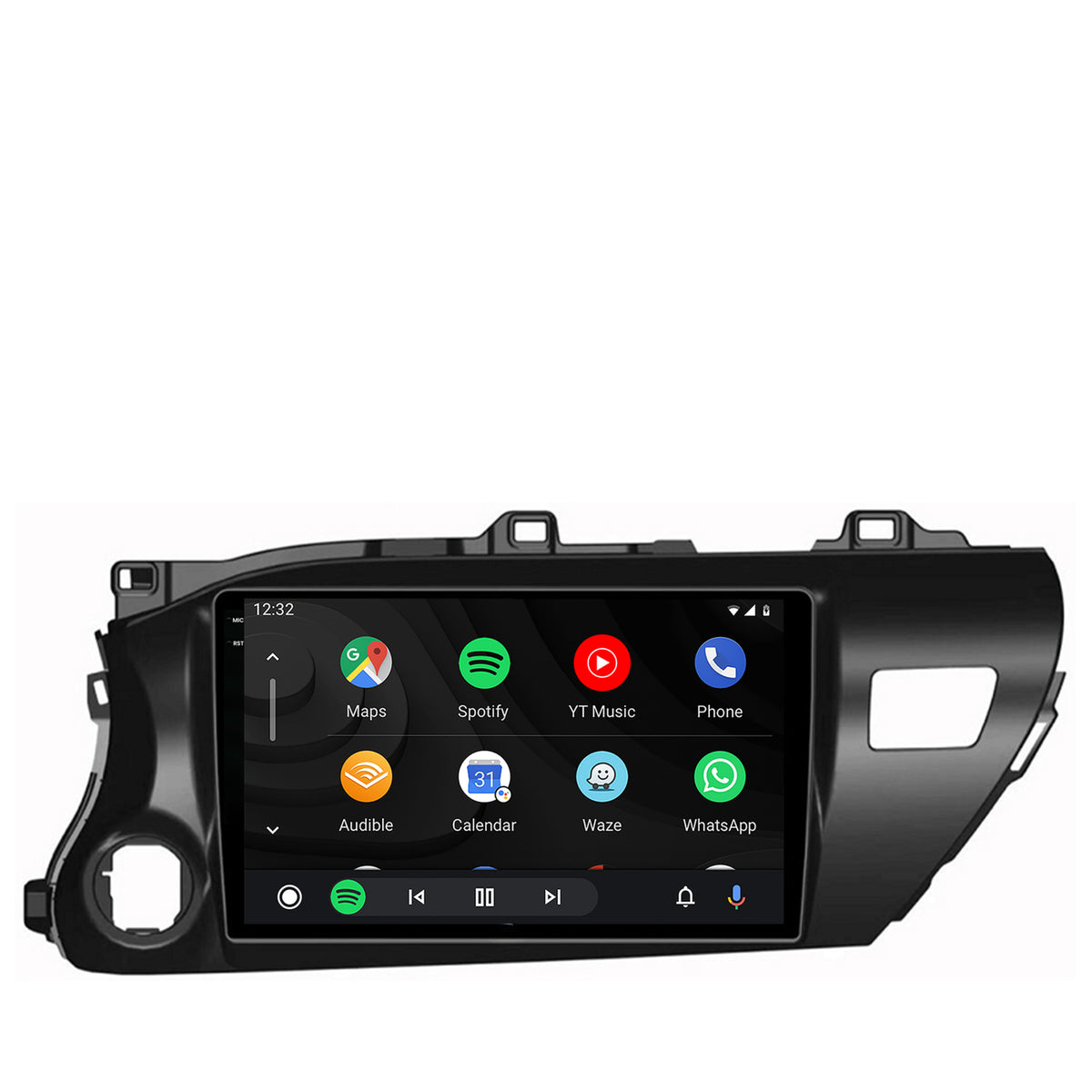Navigatie 2K Toyota Hilux (2015+), Android, S-Quadcore / 4GB RAM + 64GB ROM, 10.36 Inch - AD-BGS100042K+AD-BGRKIT086