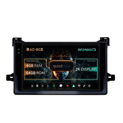 Navigatie 2K Toyota Prius (2015+), Android, S-Quadcore / 4GB RAM + 64GB ROM, 9.5 Inch - AD-BGS90042K+AD-BGRKIT097