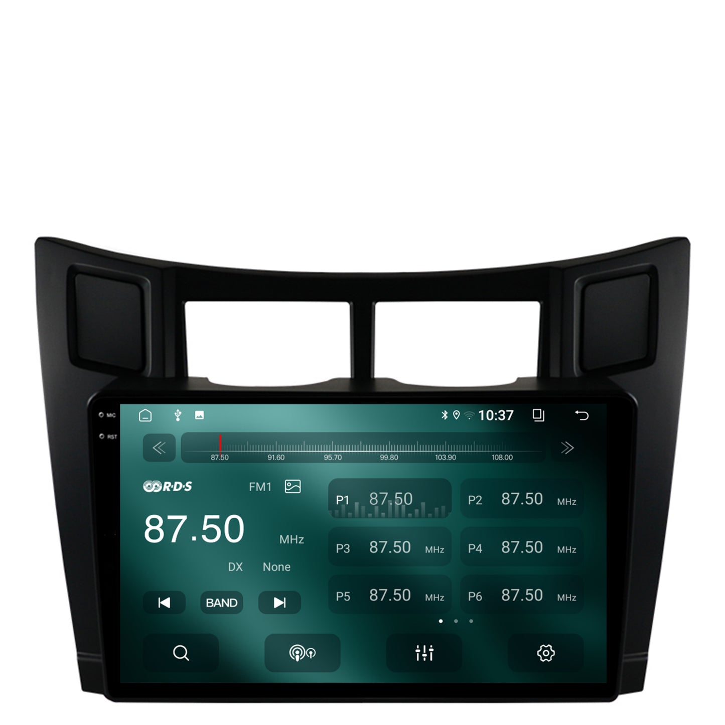 Navigatie 2K Toyota Yaris (2005-2012), Android, S-Quadcore / 4GB RAM + 64GB ROM, 9.5 Inch - AD-BGS90042K+AD-BGRKIT103
