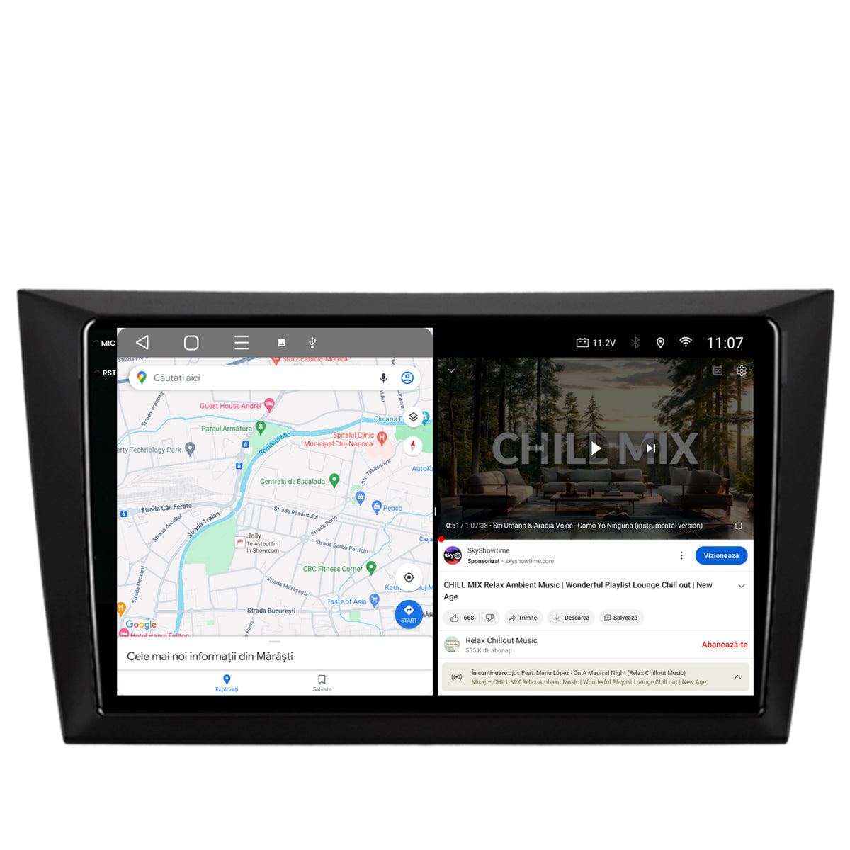 Navigatie 2K Volkswagen Golf 6, Android, S-Quadcore / 4GB RAM + 64GB ROM, 9.5 Inch - AD-BGS90042K+AD-BGRKIT024V2