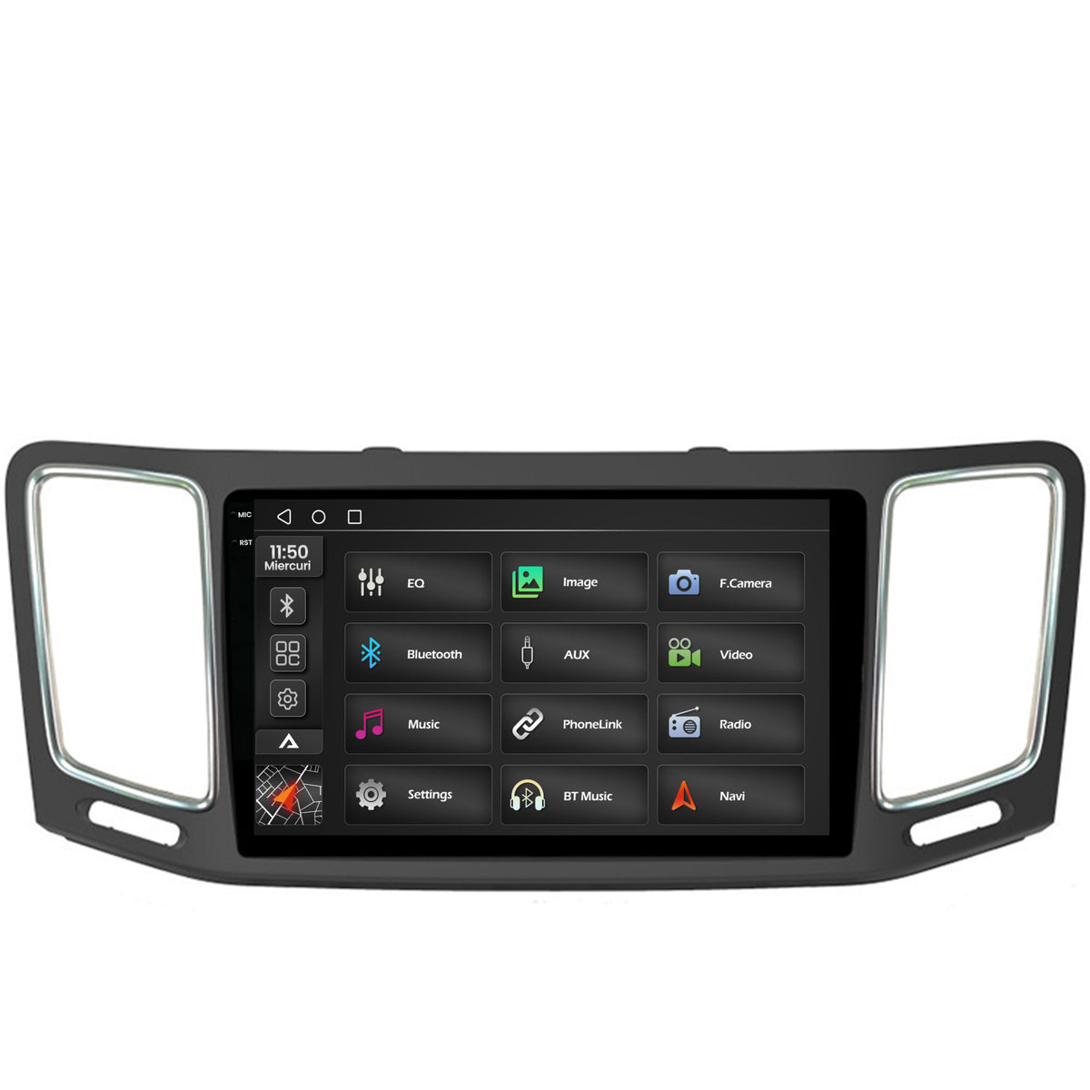 Navigatie 2K Volkswagen Sharan / Seat Alhambra (2010-2018), Android, S-Quadcore / 4GB RAM + 64GB ROM, 9.5 Inch - AD-BGS90042K+AD-BGRKIT044