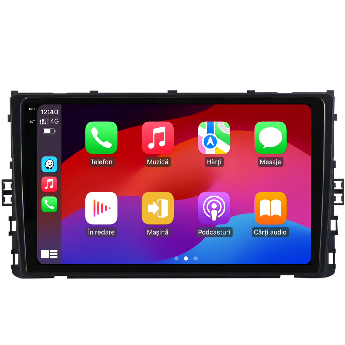 Navigatie 2K Volkswagen T-Roc (2017+), Android, S-Quadcore / 4GB RAM + 64GB ROM, 9.5 Inch - AD-BGS90042K+AD-BGRKIT041-V2