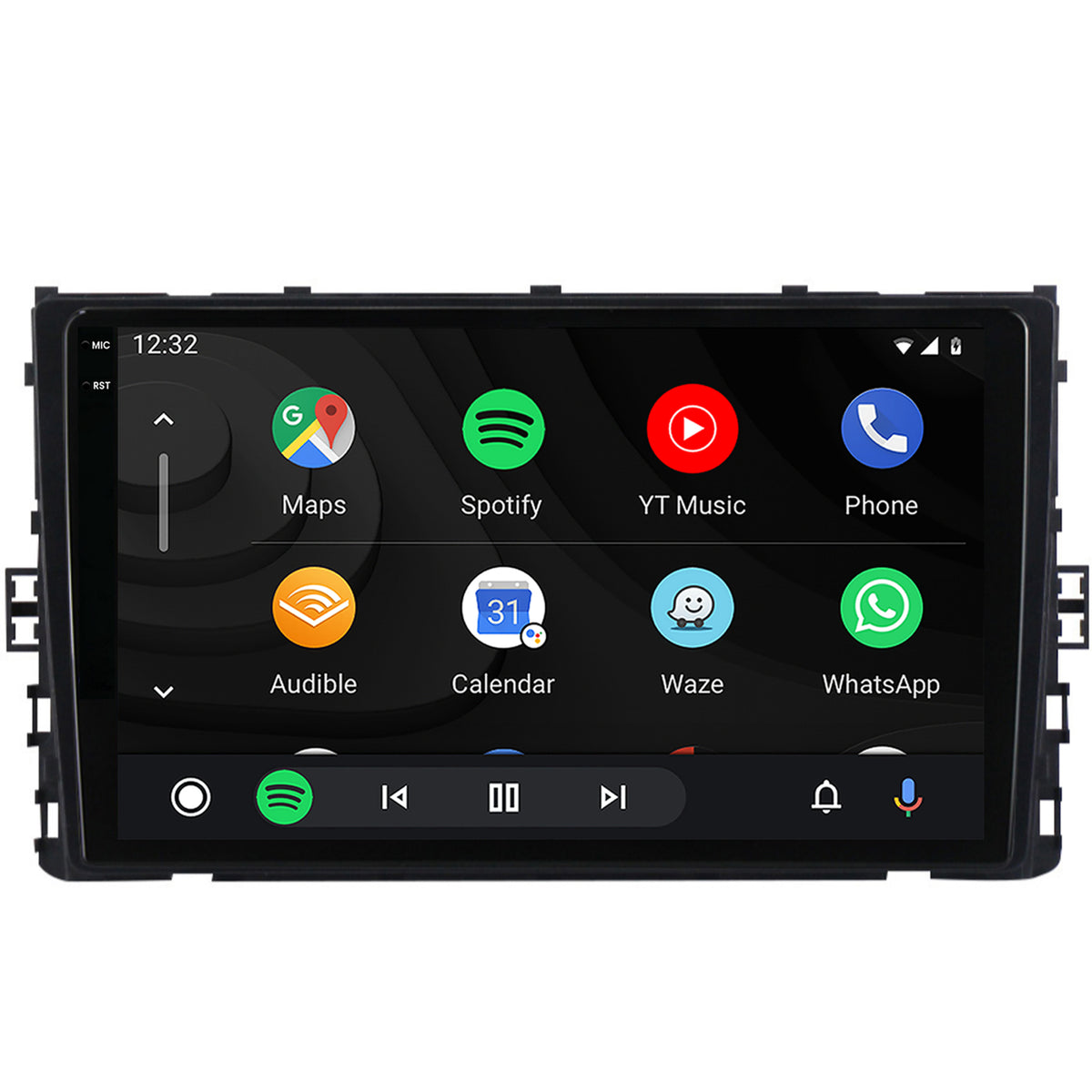 Navigatie 2K Volkswagen T-Roc (2017+), Android, S-Quadcore / 4GB RAM + 64GB ROM, 9.5 Inch - AD-BGS90042K+AD-BGRKIT041-V2