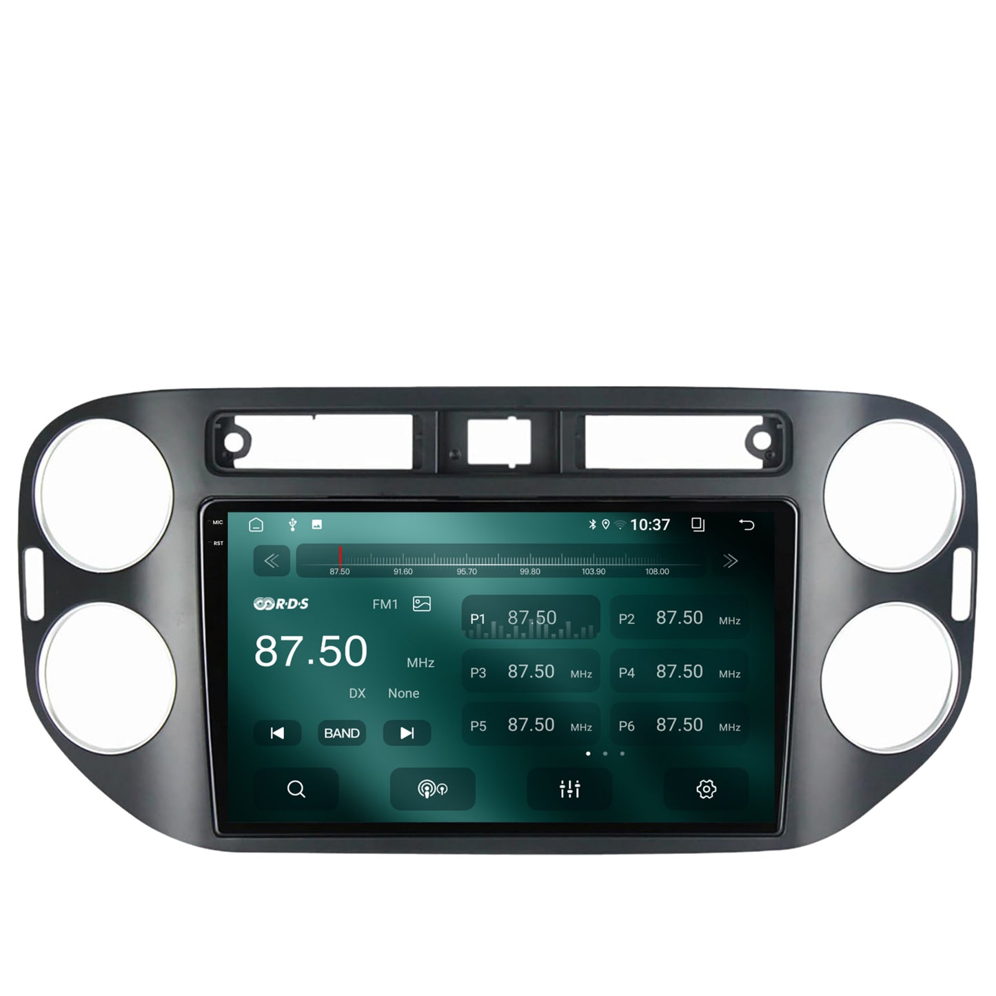 Navigatie 2K Volkswagen Tiguan (2010-2016), Android, S-Quadcore / 4GB RAM + 64GB ROM, 9.5 Inch - AD-BGS90042K+AD-BGRKIT035-1016