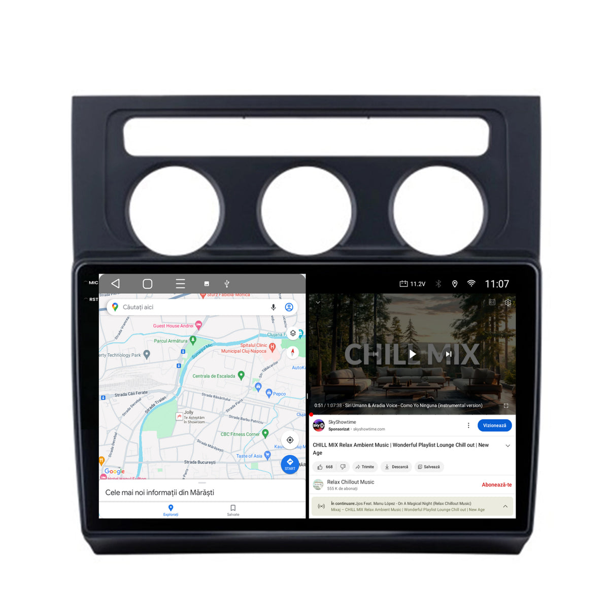 Navigatie 2K Volkswagen Touran (2003-2010), Android, S-Quadcore / 4GB RAM + 64GB ROM, 10.36 Inch - AD-BGS100042K+AD-BGRKIT053