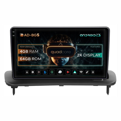 Navigatie 2K Volvo C40 C30 S40 C70 V50 (2004-2012), Android, S-Quadcore / 4GB RAM + 64GB ROM, 9.5 Inch - AD-BGS90042K+AD-BGRKIT403