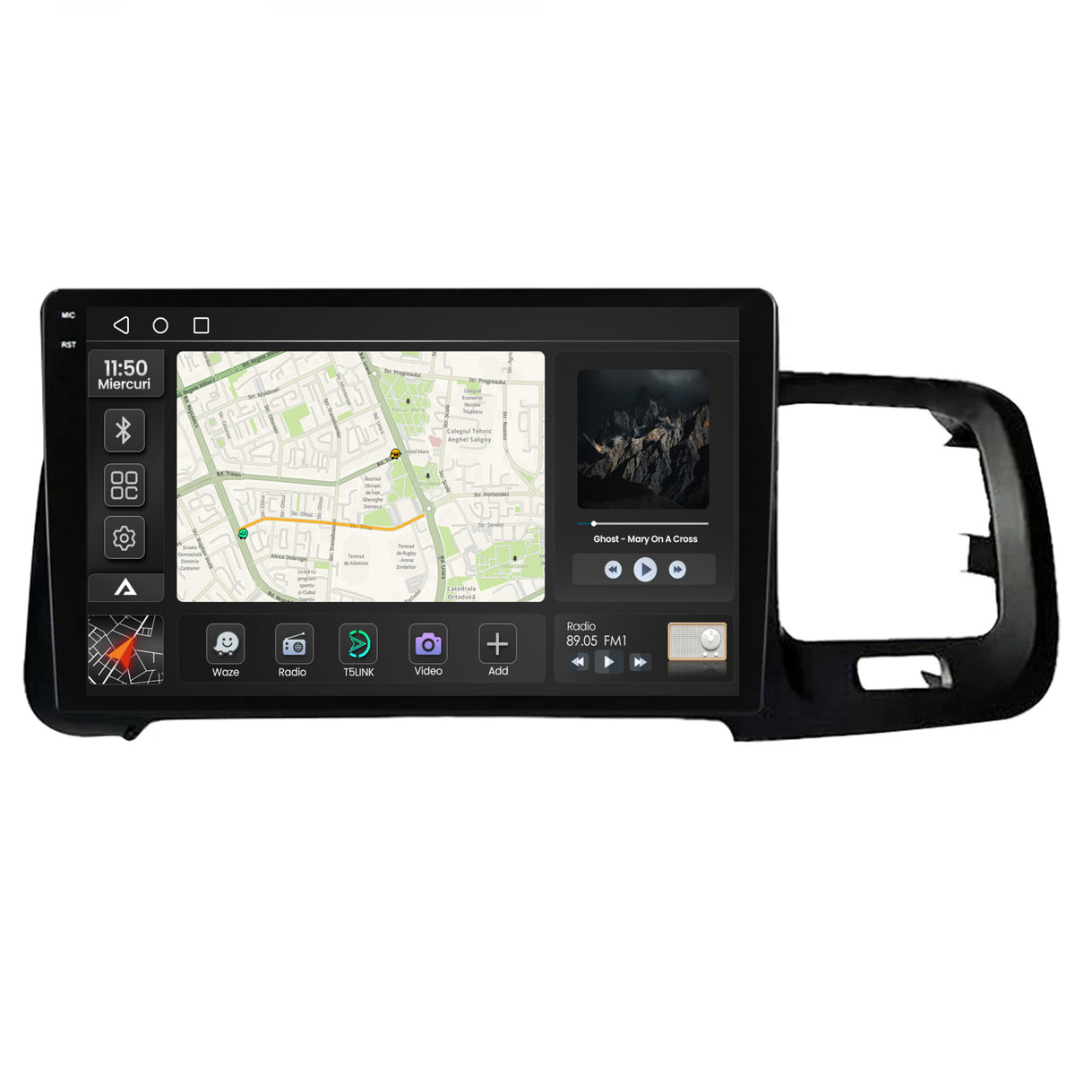 Navigatie 2K Volvo S60 (2010-2015), Android, S-Quadcore / 4GB RAM + 64GB ROM, 9.5 Inch - AD-BGS90042K+AD-BGRKIT401