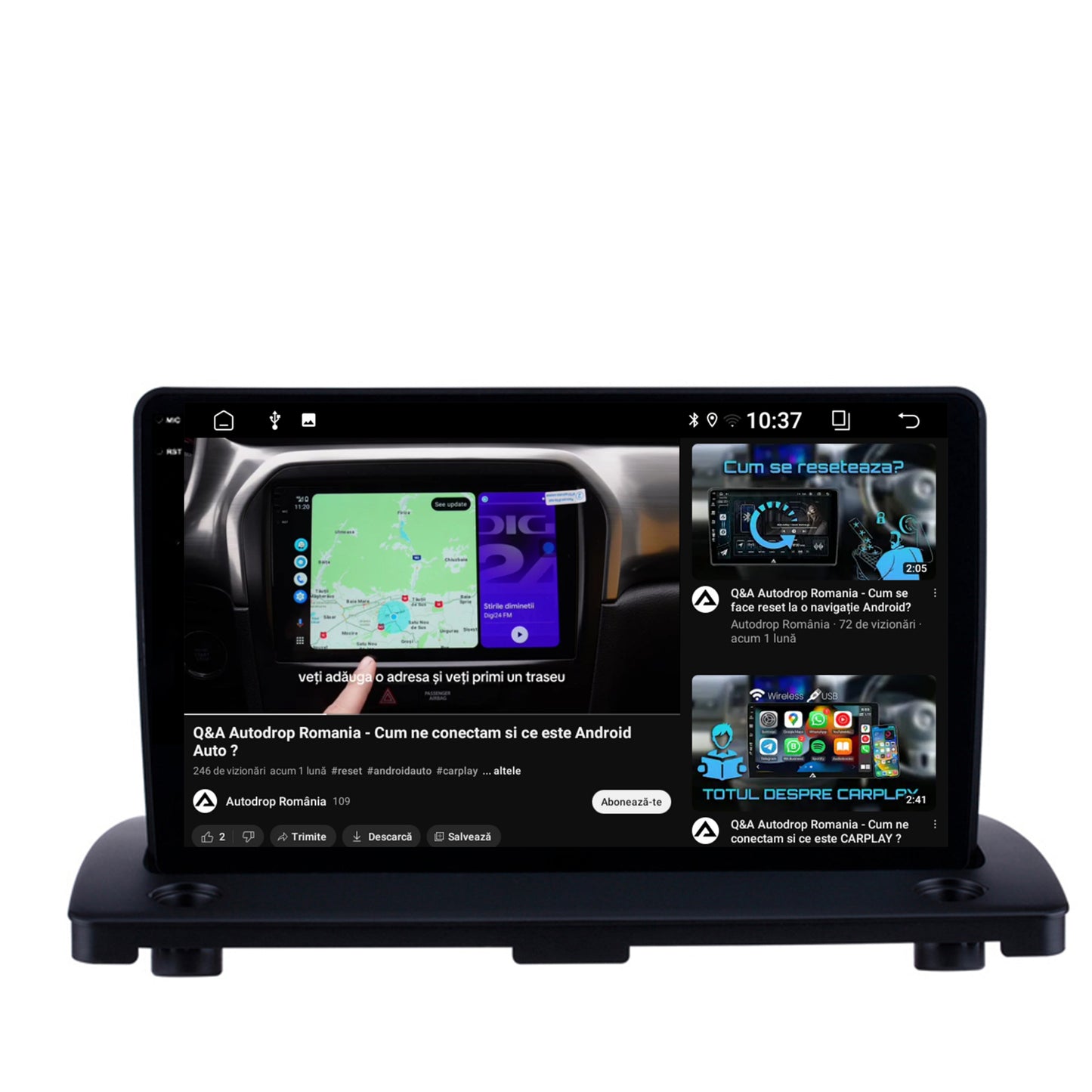 Navigatie 2K Volvo XC90 (2002-2014), Android, S-Quadcore / 4GB RAM + 64GB ROM, 9.5 Inch - AD-BGS90042K+AD-BGRKIT402