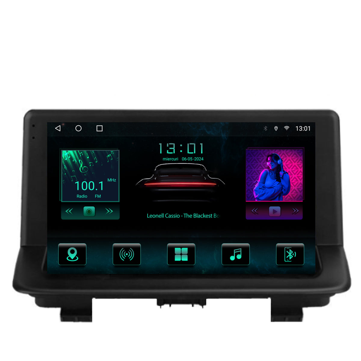 Navigatie Audi Q3 (2011-2018), Android, A-Octacore / 4GB RAM + 64GB ROM, 9 Inch - AD-BGA9004+AD-BGRKIT427